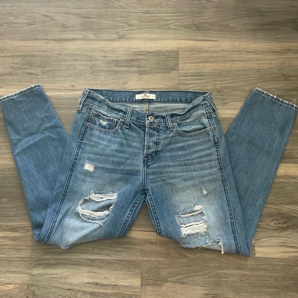 Hollister Ripped Skinny Jeans Size 26